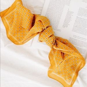 Madewell Yellow Silk Bandana
